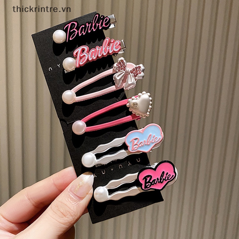 Th Kẹp Tóc Công Chúa Hình Búp Bê barbie Ngọt Ngào Cá Tính Thời Trang Làm Quà Tặng vn
