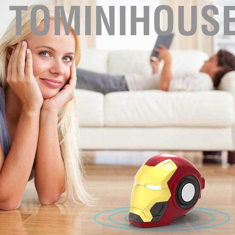 Tominihouse Speaker Innovative Mini Cartoon Character Deep Bass HiFi Stereo Outdoor  for Home