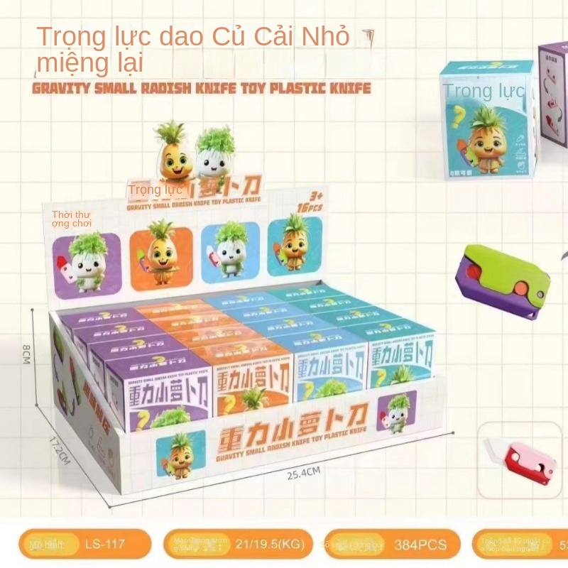 Đồ Chơi Hình Cà Rốt 3d Giảm Căng Thẳng Thẻ