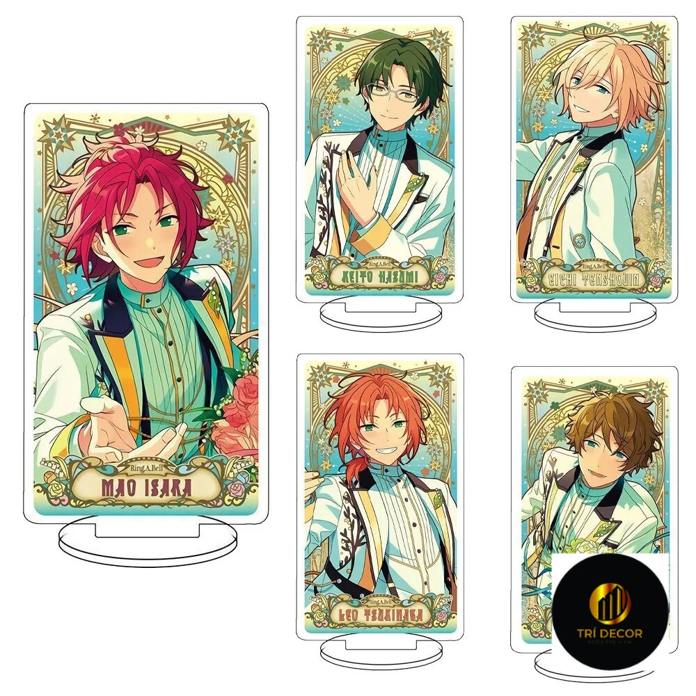Mô hình Standee Ensemble Stars Men Shino Hajime Tori Himemiya Phụ kiện trang trí để bàn góc học tập