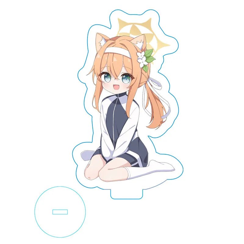 Mô hình Standee Anime Blue Archive trò chơi điện tử nhập vai chibi cute Phụ kiện trang trí để bàn góc học tập