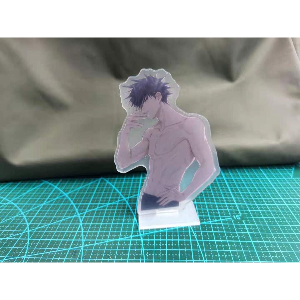 Mô hình Standee Jujutsu Kaisen Half Body Acrylic Stand Geto Suguru Gojo Satoru Animedecor góc học tập để bàn làm việc