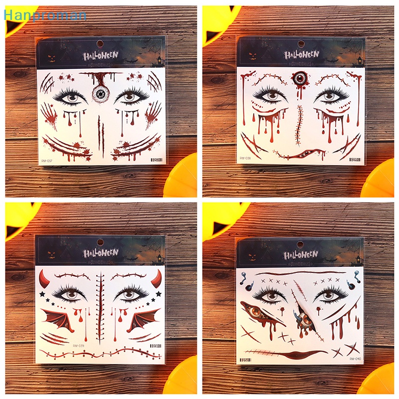 Hình Xăm Dán Vết Thương Máu Hóa Trang halloween Chống Thấm Nước