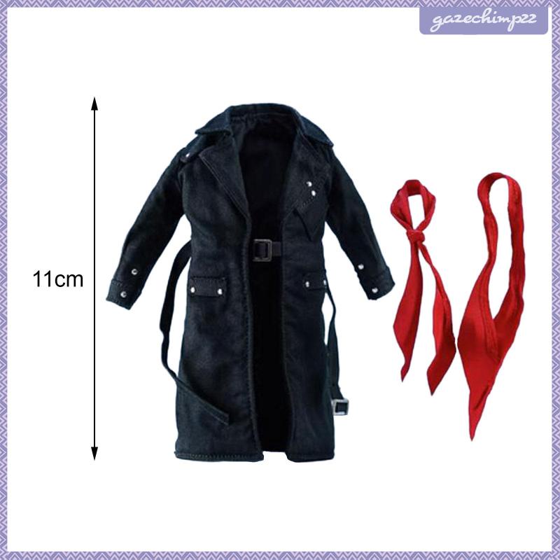 Áo Khoác Hóa Trang Phong Cách retro Thời Trang Cho Búp Bê Nam 6 "Tỷ Lệ 1 / 12