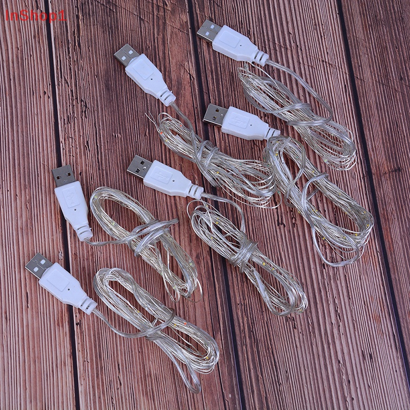 Dây Đèn led 2m 20led 3m 30led usb Trang Trí Đa Năng