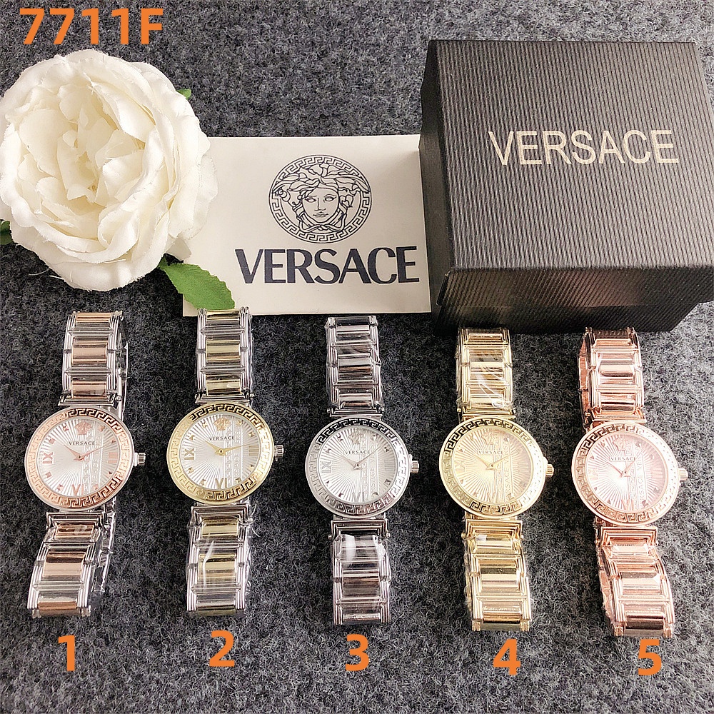 Đồng Hồ quartz Nữ Versace Mặt Thạch Anh Dây Thép Không Gỉ Thời Trang