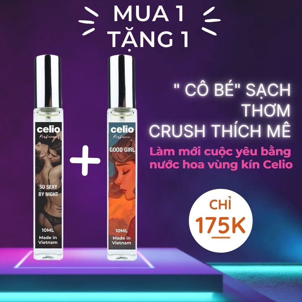 Nước Hoa Vùng Kín [CELIO CHE TÊN]Nước Hoa Vùng kín nữ, Nước Hoa body mist Nữ Thơm Lâu Hết Mùi