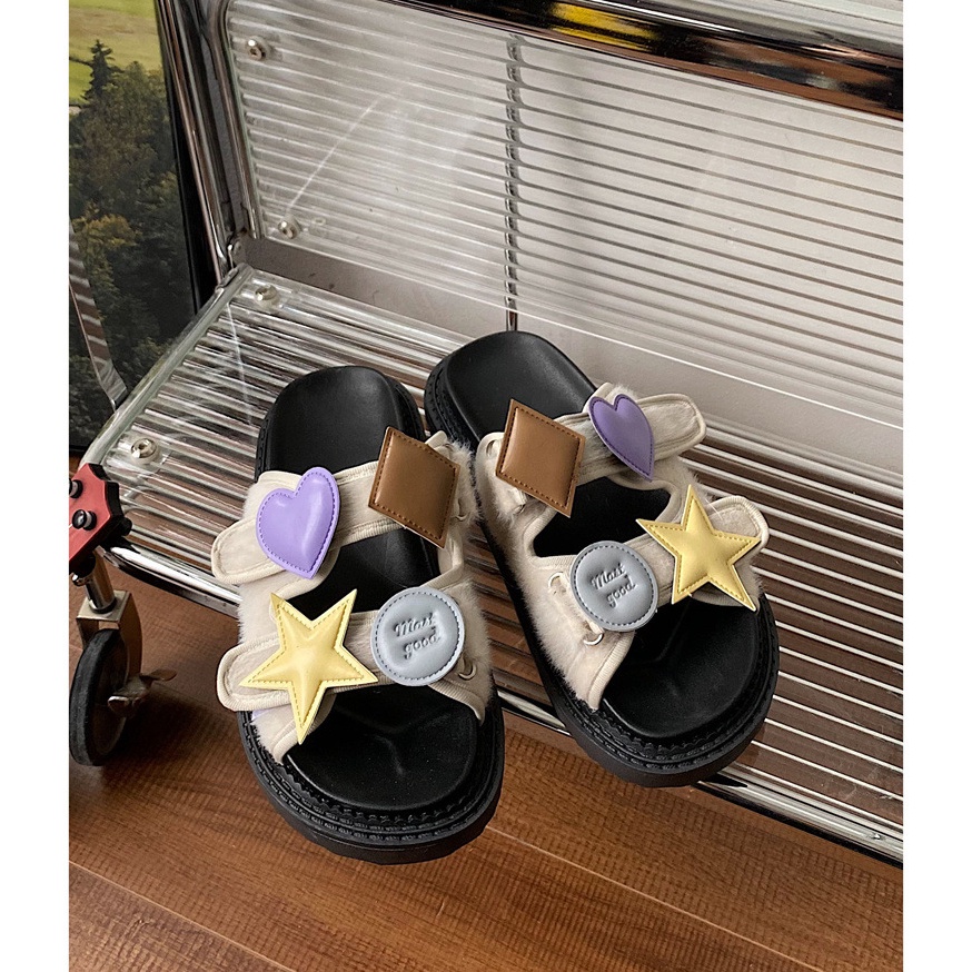 Dép quai ngang dép quai hậu nữ học sinh dép cute dép nữ cute dép sandal nữ đi học dép quai ngang