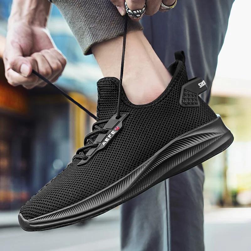 Giày Thể Thao Lưới Siêu Nhẹ Thoáng Khí size Lớn 40-47 Cho Nam