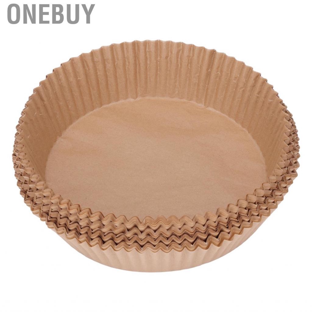 Onebuy 100PCS Disposable Paper Liner Non Stick Silicone Oil Tray Kitchen Fryer
