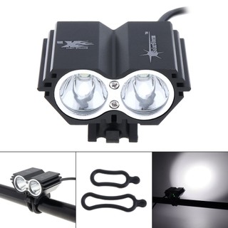Đèn pha led 4 chế độ 1200lm chống thấm nước cho xe đạp