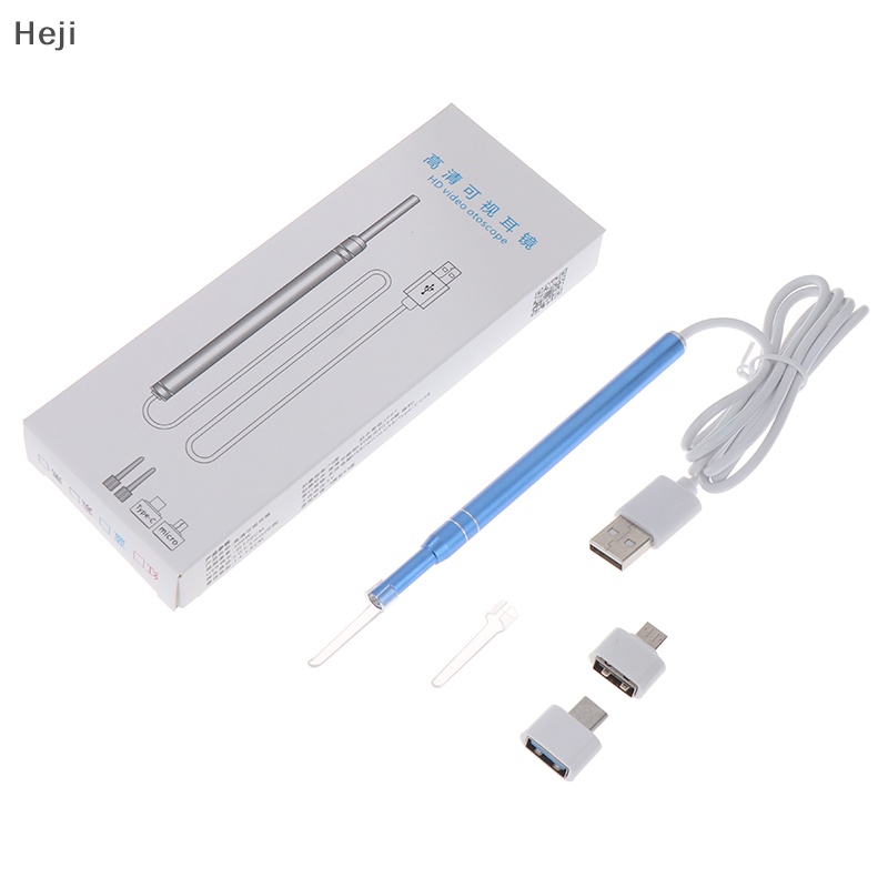 1 Bộ Dụng Cụ Lấy Ráy Tai Thông Minh heji Làm Sạch Tai Có camera Quan Sát