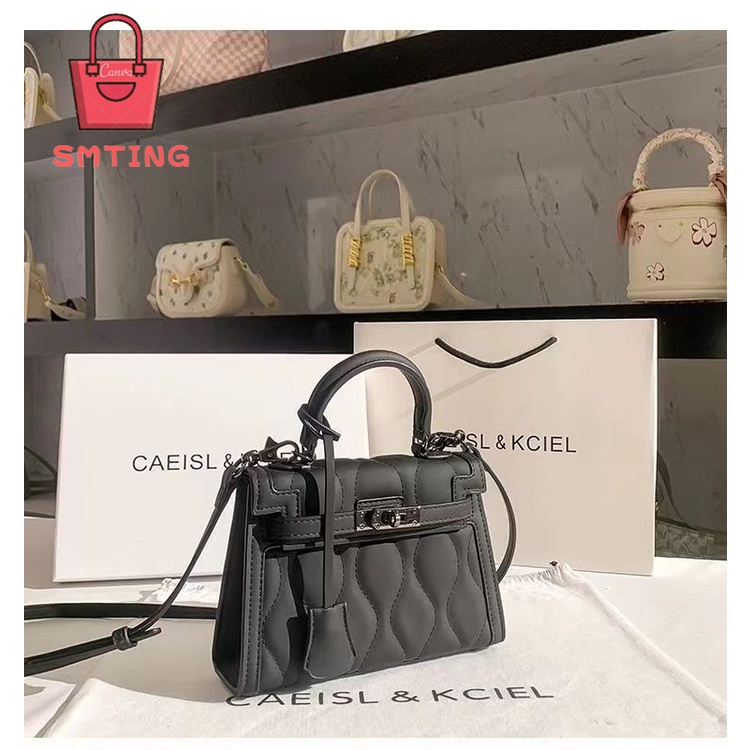 SMTING túi xách nữ túi đeo chéo 2023NEW Fashion Cute Thiết kế độc đáo Popular L91T1A0W 42Z231016