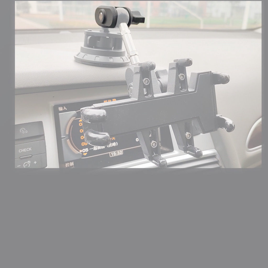 Giá Đỡ Hai Ổ Cắm 25mm / 1 inch Bằng Hợp Kim Nhôm Cho camera Xe Đạp Xe Máy