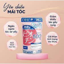 Viên uống biotin DHC 30 ngày 30 viên ngăn ngừa rụng tóc, tóc chắc khỏe Quatangme1