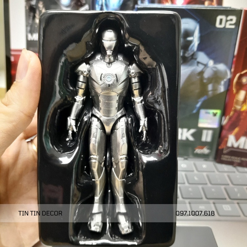 Mô hình iron Man mini đủ bộ sưu tập 7 Mark siêu nét chính hãng Disney hàng có sẵn - Tỉ lệ 1:12
