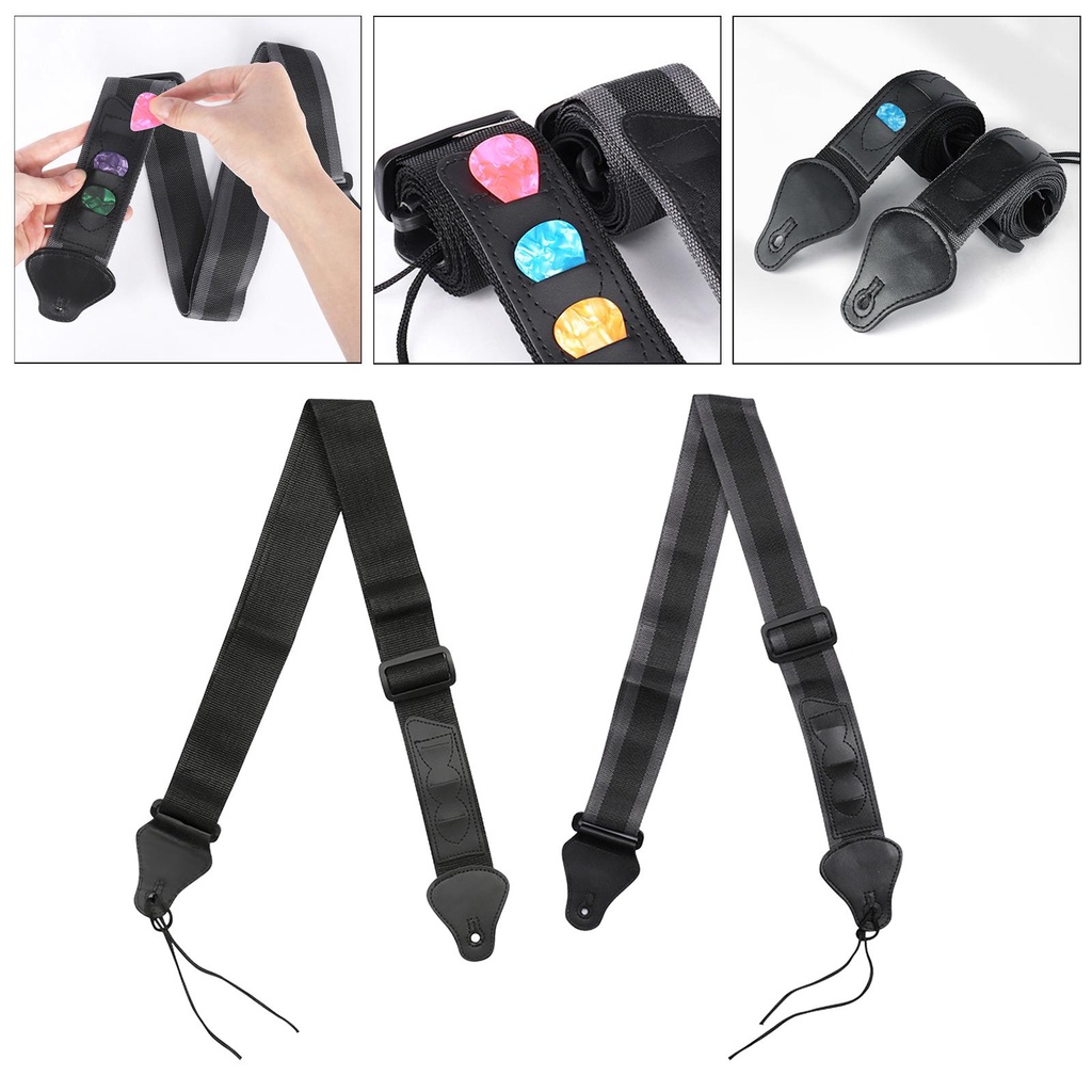 Dây Đeo Vai 35.43inch-59.06inch Có Thể Điều Chỉnh Cho Đàn guitar Điện / guitar bass