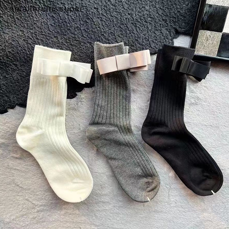 Vớ Cao Đến Đầu Gối Đính Nơ Phong Cách lolita Nhật Bản Dễ Thương Thời Trang Quyến Rũ Cho Nữ sbs