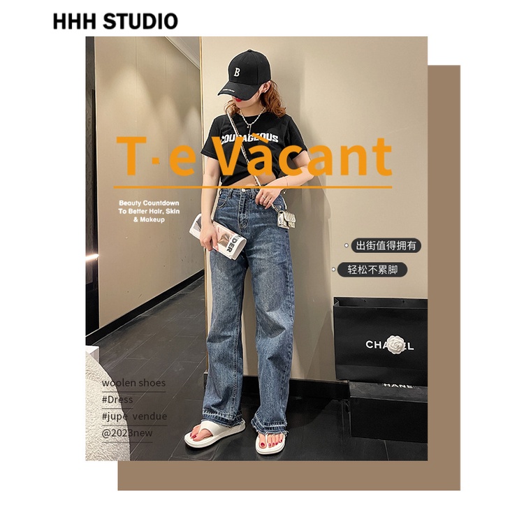 HHH  Dép sandal nữ Hở Ngón Đế Dày Phong cách đơn giản Đáng yêu Đi biển Chất lượng cao FDL23A0MXJ 42Z231018