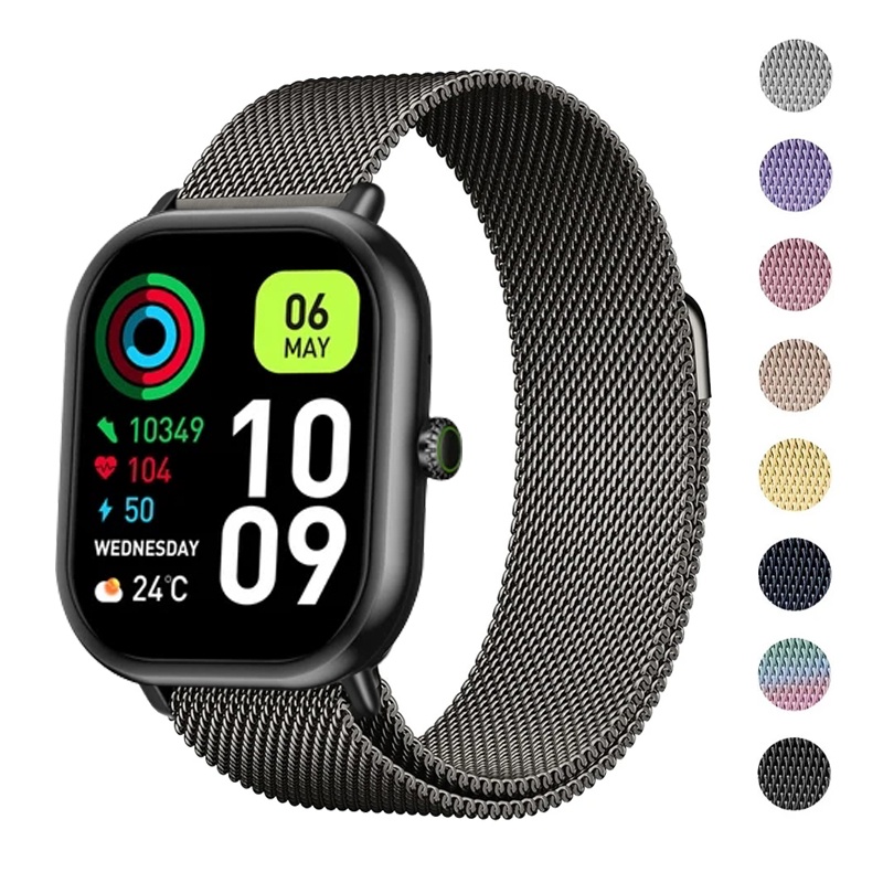 Vòng Đeo Tay Từ Tính Bằng Thép Không Gỉ 22mm Cho zeblaze gts 3 pro zeblaze gtr 3 pro