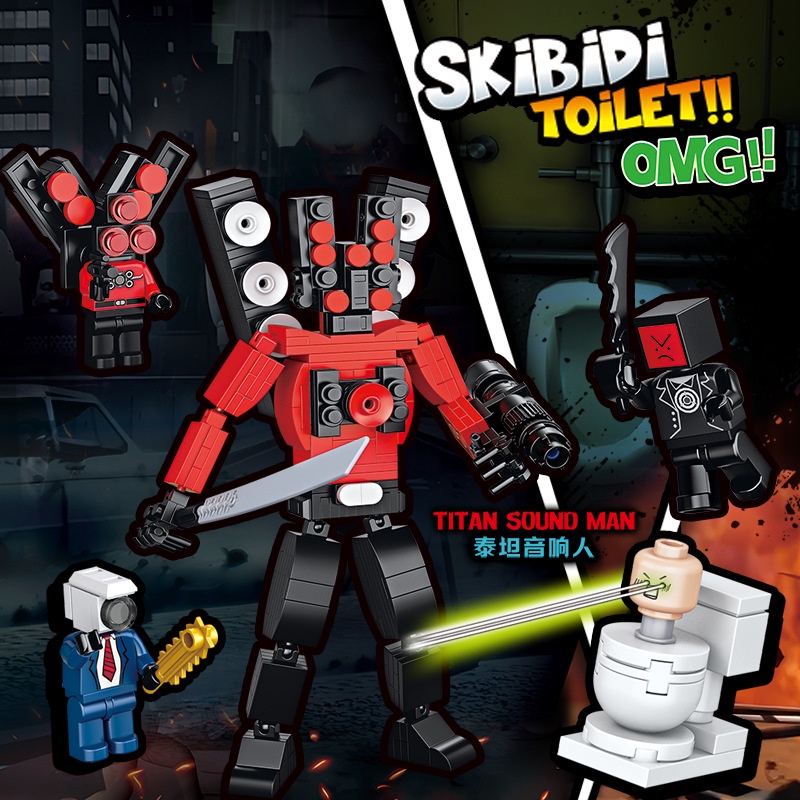 Lego Skibidi Toilet Tv Man đồ chơi Bộ Đồ Chơi lego Xếp Hình Độc Đáo Thú Vị