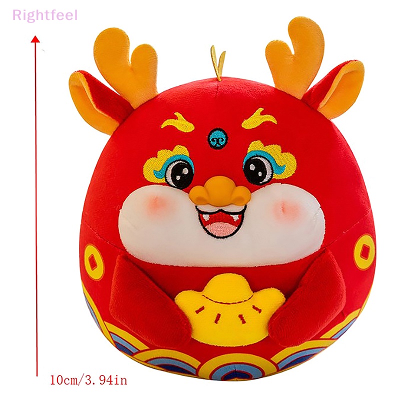 Thú Nhồi Bông Hình Rồng Phong Cách Trung Hoa 10cm Cho Năm Mới