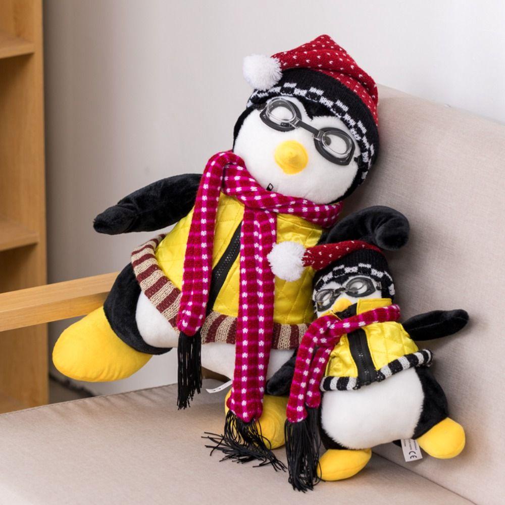 Mmluck hugsy Chim Cánh Cụt Nhồi Bông Mềm Mại Dễ Thương Dành Cho Bé