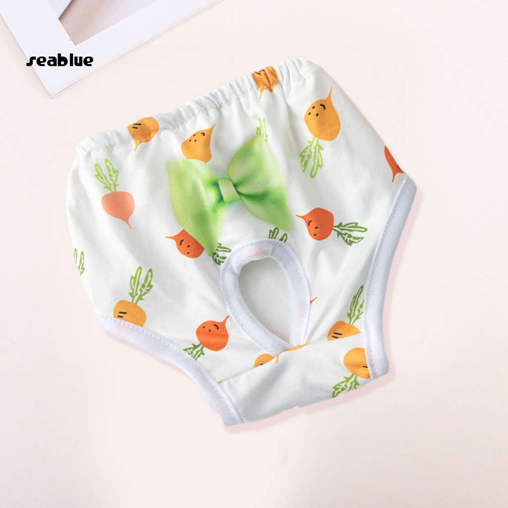 Tã Lót Nữ Thoáng Khí Thấm Hút Tốt Thoải Mái Có Nơ Ngăn Ngừa Bệnh Dịch Co Giãn Bảo Vệ Cho Cún Cưng