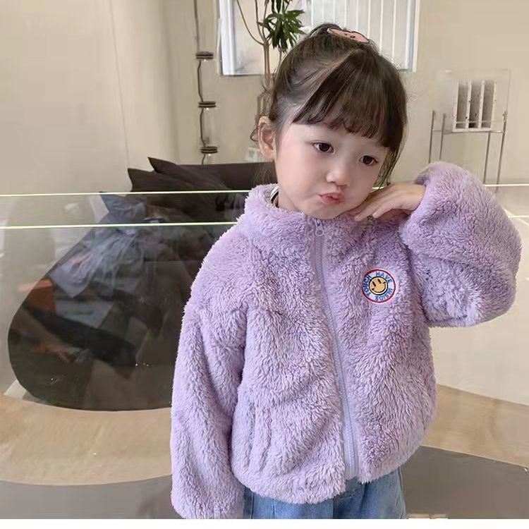 Áo Khoác cardigan Hai Mặt Cổ Cao Phong Cách Phương Tây Thời Trang Mùa Đông 2022 Cho Bé Gái