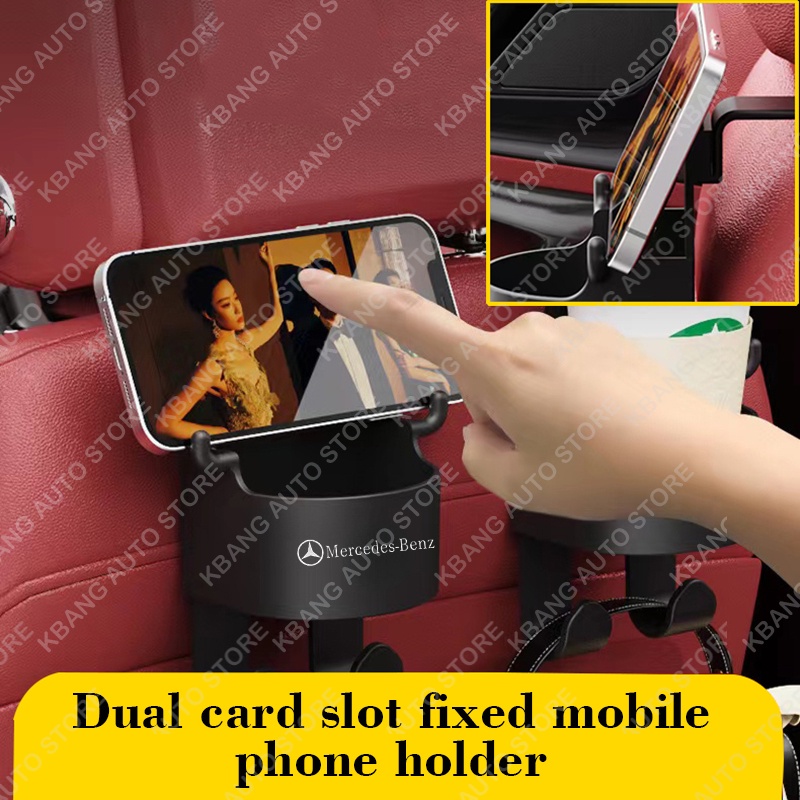 Kbang - Móc Treo Cốc Nước Gắn Phía Sau Ghế Ngồi Xe Hơi Đa Năng Cho honda toyota