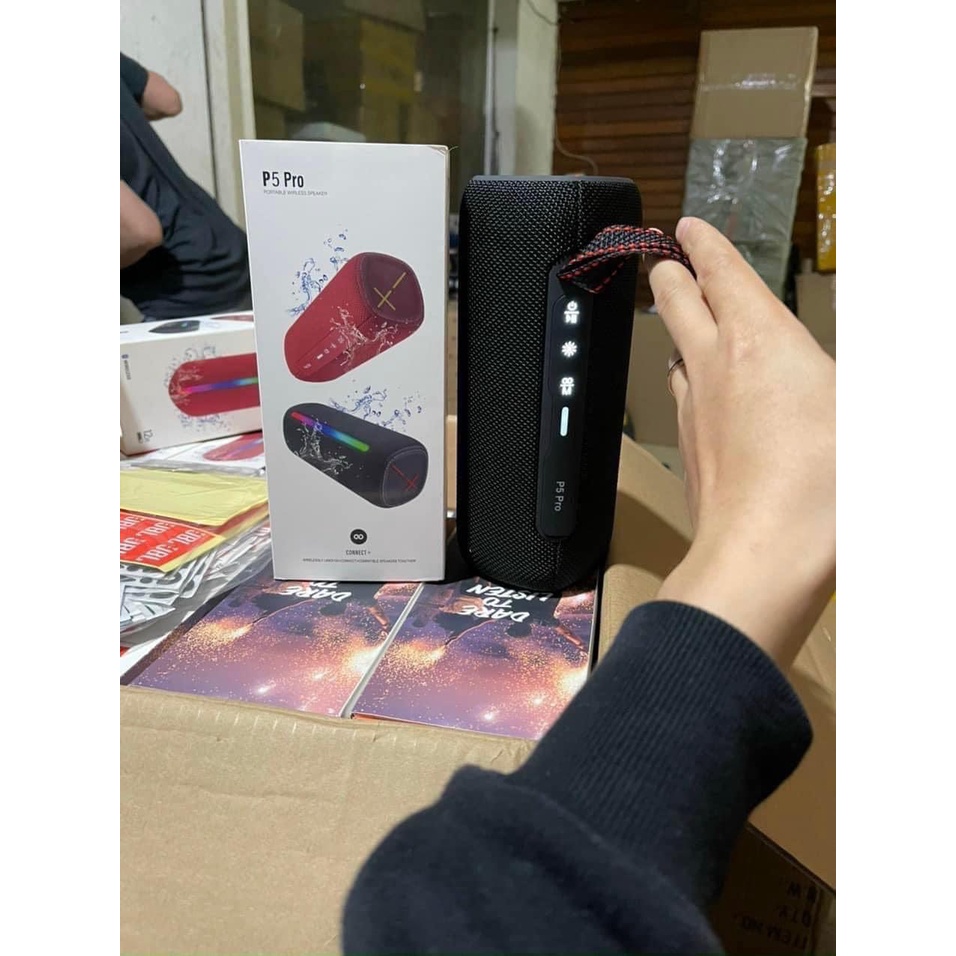 Loa Bluetooth P5 PRO Siêu Bass Nghe Nhạc Hay Bass Trầm Dùng Được USB Thẻ Nhớ Cổng 3.5. Bảo Hành 12 Tháng