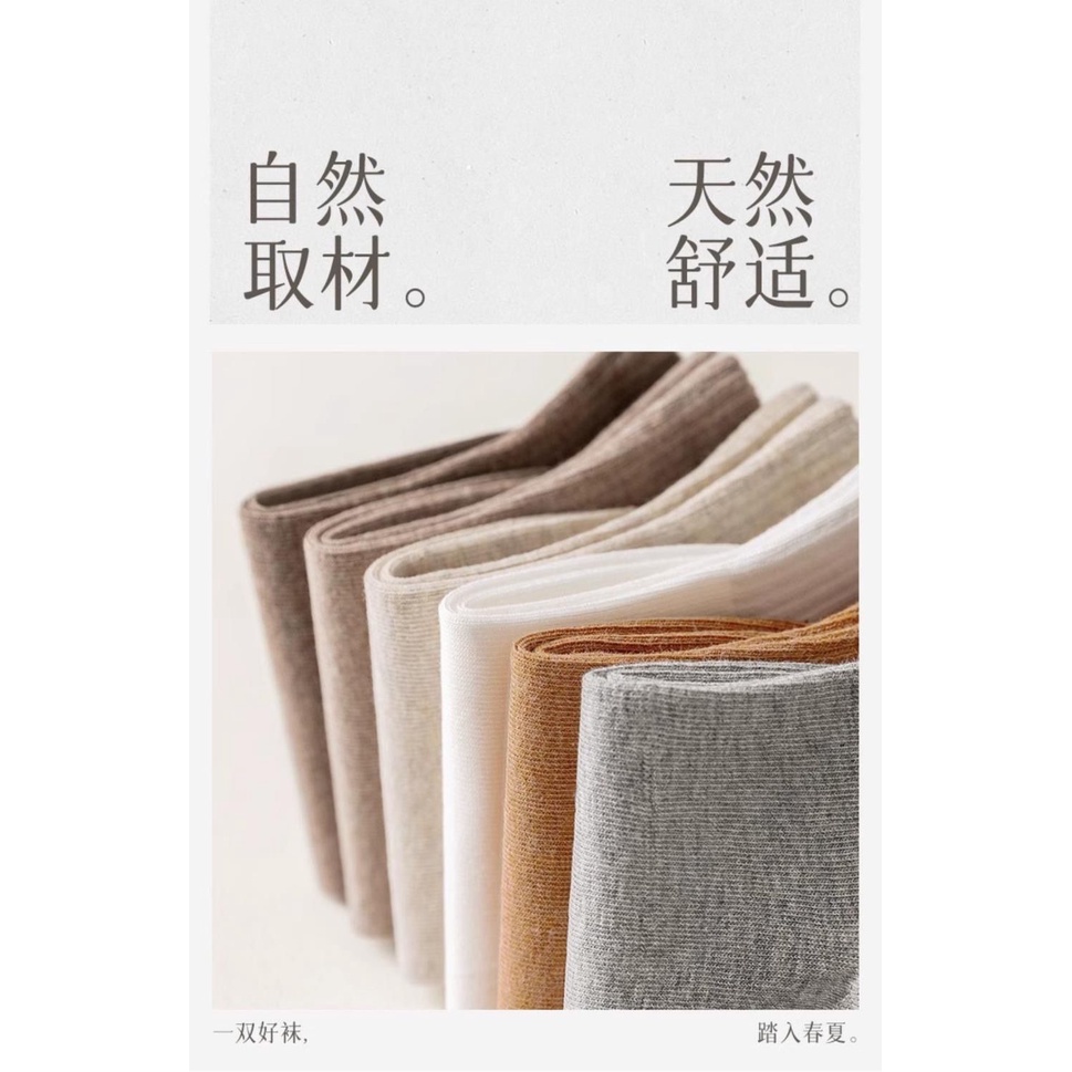 Vớ cotton Đen Khử Mùi Thấm Hút Mồ Hôi Thời Trang Thu Đông Mới 2023