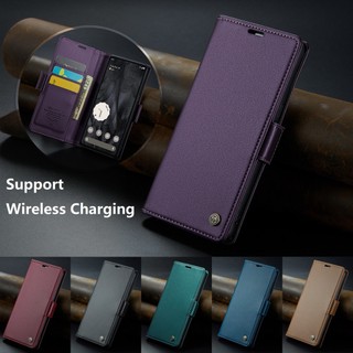 RFID Vỏ Cho Google Pixel 8 8pro 7a Bao Da Điện Thoại Nắp Lật Kiêm Ví Đựng Thẻ Không Dây