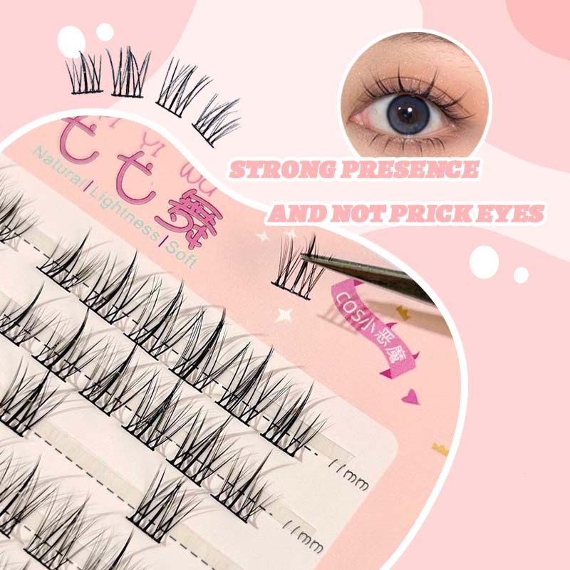 Lông Mi Giả Tự Nhiên LIKEFE Chuyên Nghiệp 11mm-12mm 5 Màu Tùy Chọn