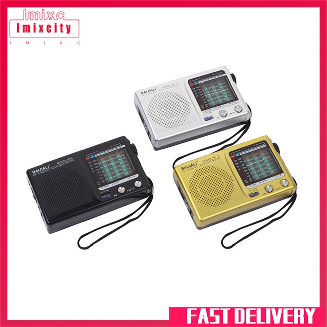 Imixcity Đài radio kk9 Sử Dụng Pin am fm Bền Lâu