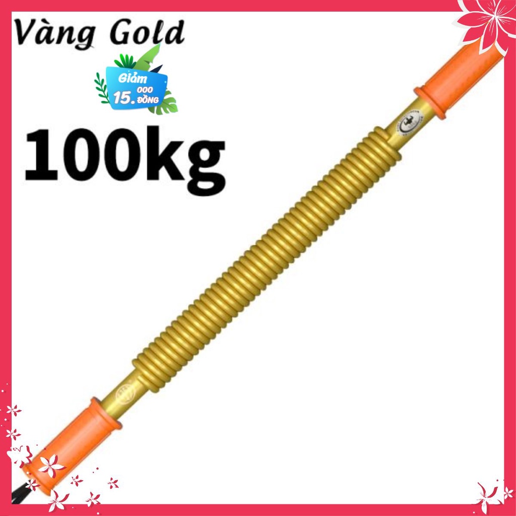Xả kho Gậy lò xo tập cơ tay 100kg Sơn Vàng , Đồ Long Đao, Dụng cụ bẻ tập
