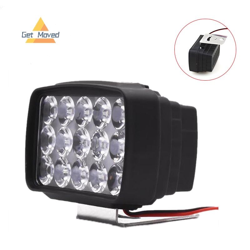 Đèn Pha Xe Máy 15 Bóng led 1000lm atv Uv Mới