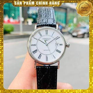 Đồng hồ nam chính hãng Longines Presence Automatic White - L4.921.4.11.2 - Máy cơ tự động - Kính Sapphire