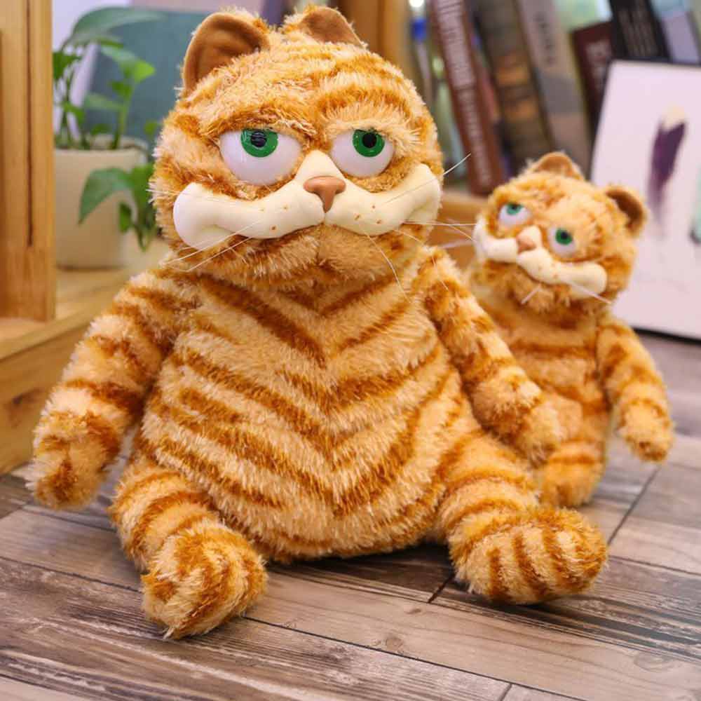 Cartoon Garfield Plush Toy Fat Cat Soft Stuffed Animal Teddy Pillow Doll 12/18''