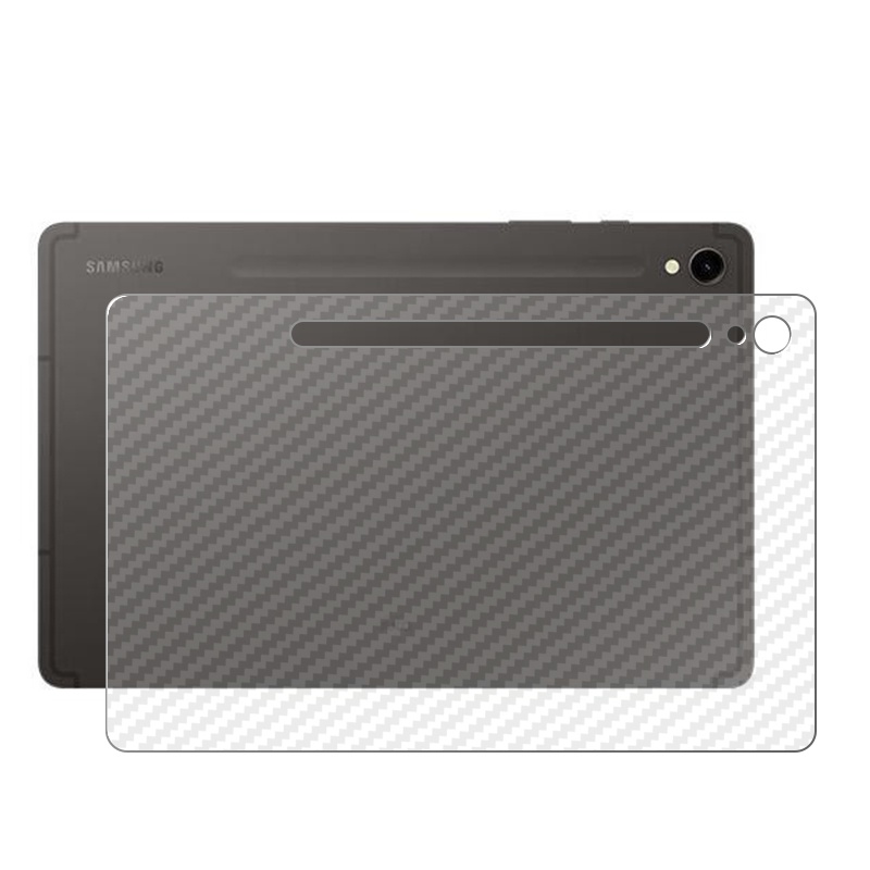 Miếng Dán Bảo Vệ Lưng Máy Tính Bảng Bằng Sợi carbon Trong Suốt 3d Cho samsung galaxy tab s9 fe plus ultra