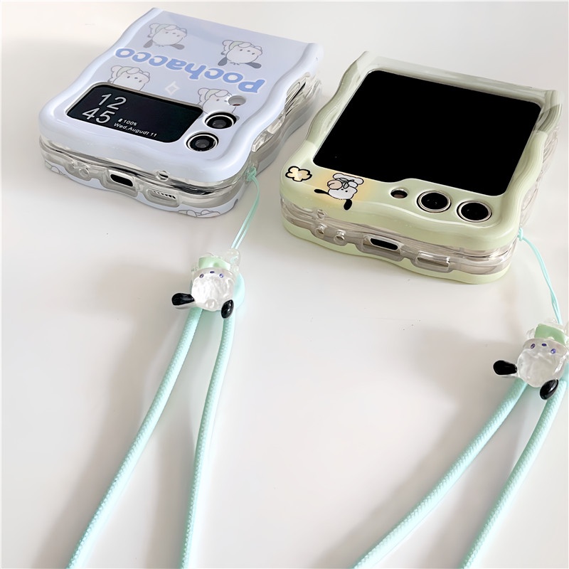 Bao Da Điện Thoại Chống Sốc Họa Tiết Hoạt Hình Cho samsung z flip 3 4 5 z flip5 zflip5