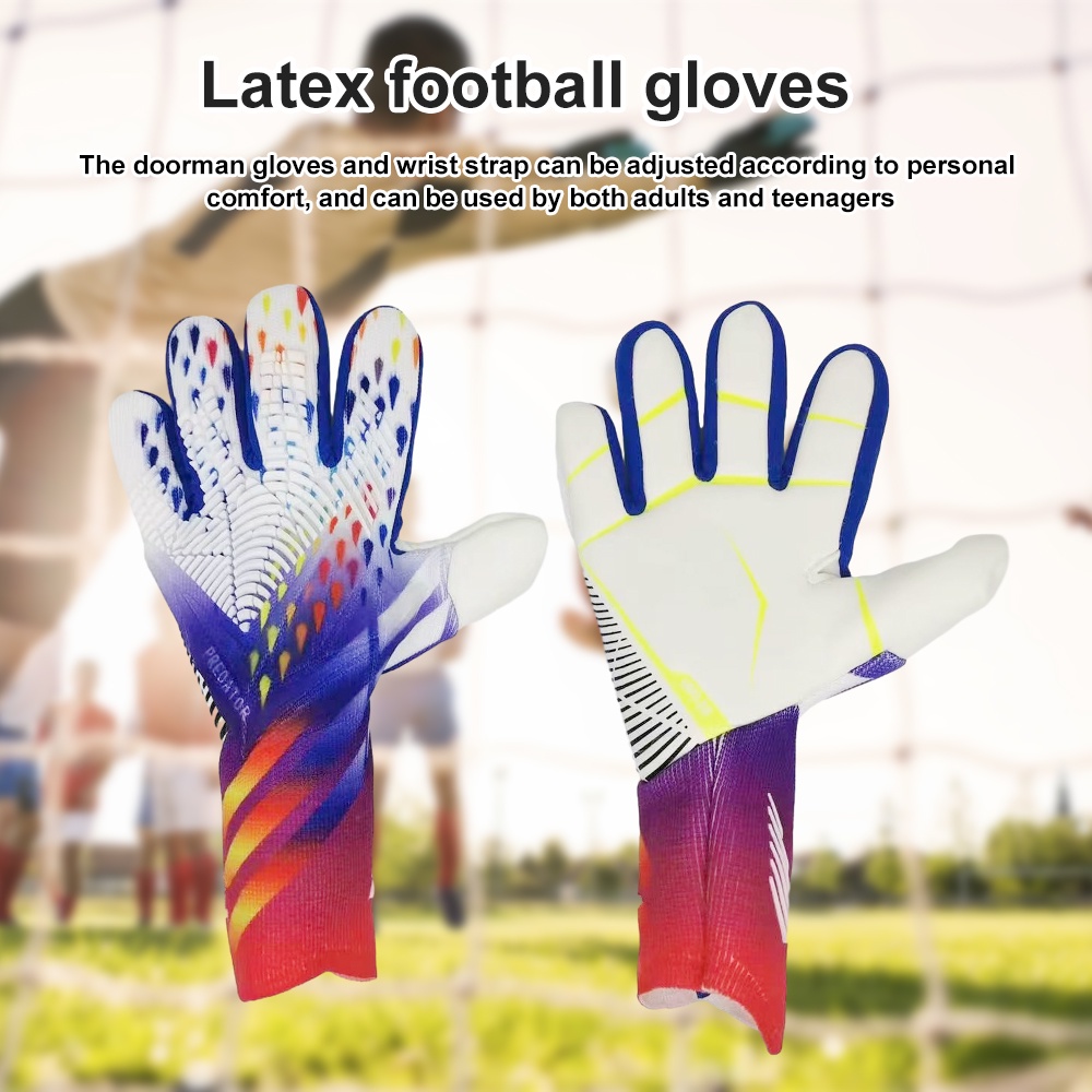 Găng Tay Thủ Môn Bóng Đá Cho Thanh Niên Và Người Lớn Sử Dụng Cột Sống âm tính Cuộn Để Ngăn Ngừa Chấn Thương