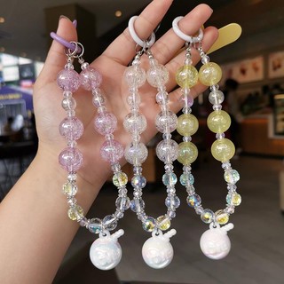Chuỗi hạt pha lê tròn trong suốt màu trắng dùng làm trang sức