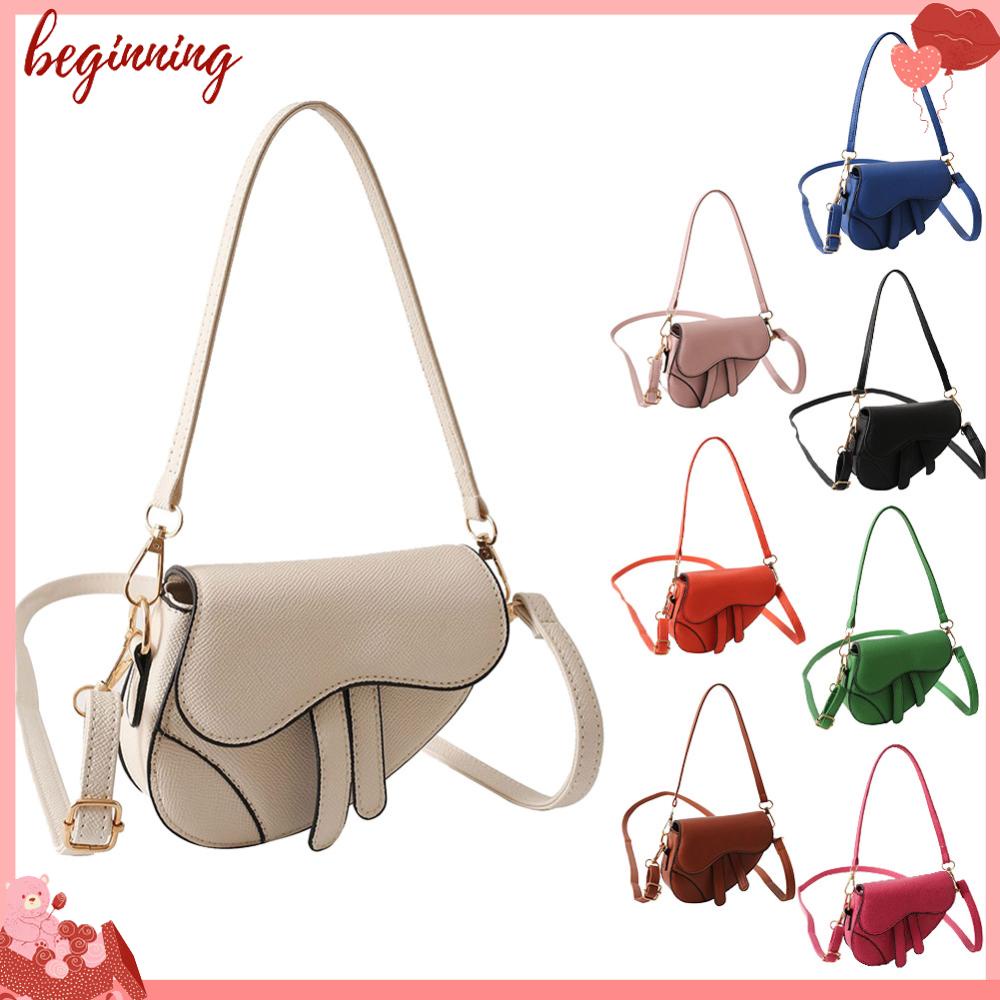 ✿ Phụ Kiện Bắt Đầu Cho Xe Hơi ✿ Túi Đeo Chéo Vai Có Khóa Bên Trong Màu Trơn Thời Trang Dành Cho Nữ