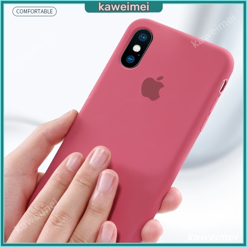 Ốp Điện Thoại silicone Mềm Phối Nhung Có Dây Đeo Cho iphone 7 plus 8 plus 7 + 8 + xs max xr x