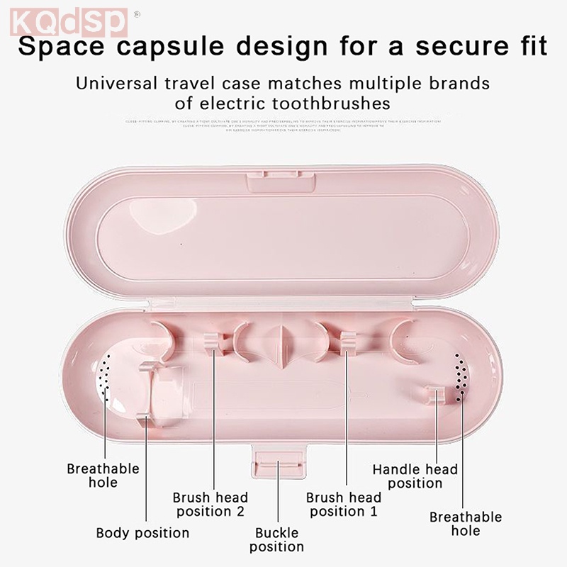 Hộp Đựng Bàn Chải Đánh Răng Điện < kqdsp > Hộp Đựng Bàn Chải Đánh Răng Điện Tiện Lợi Du Lịch Cắm Trại Ngoài Trời
