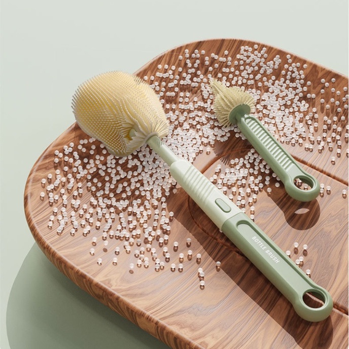 Bộ Cọ silicone Vệ Sinh Bình Sữa Em Bé Đa Năng 6 Trong 1