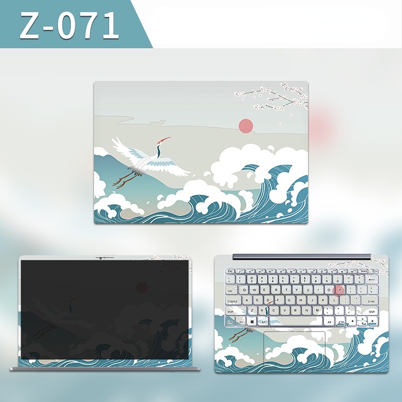 Miếng Dán laptop 3 Mặt Chống Bụi Họa Tiết Hoạt Hình Cho lenovo u31-70 s510p s436 s435 u330 u41-70
