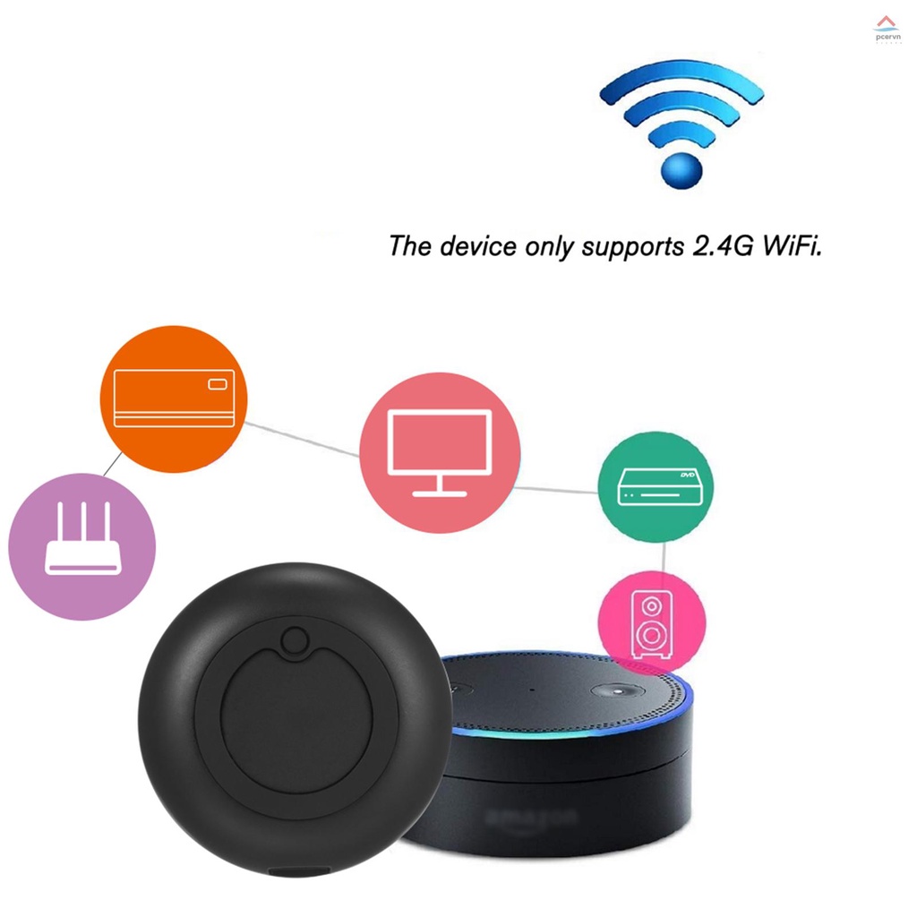 Điều Khiển Từ Xa Hồng Ngoại wifi ir wi-fi  Cho tv dvd using tuya smart life app Tương Thích Với alexa google home