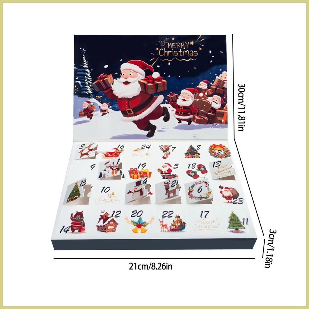 Lịch Đếm Ngược Ngày Giáng Sinh Đếm Ngược Kèm Hộp Lịch Đa Năng aseavn